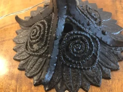 Pamono Large French Art Deco Floor Lamp from Degué, 1930s