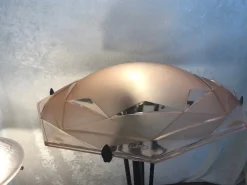 Pamono Large French Art Deco Floor Lamp from Degué, 1930s