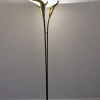 Best Pamono Large French Art Deco Style Frosted Glass Floor Lamp by Montauban, 1980s