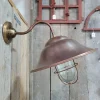 Clearance Pamono Large French Copper Classic Outdoor Barn Light