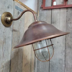 Clearance Pamono Large French Copper Classic Outdoor Barn Light