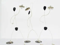 Sale Pamono Large French Outdoor Sculpture Lantern, 1953, Set of 3