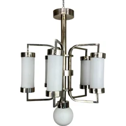 Best Pamono Large Functionalist Chandelier, 1920s
