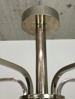 Best Pamono Large Functionalist Chandelier, 1920s