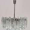 Best Pamono Large Glass Chandelier by J.T. Kalmar for Kalmar Franken KG, 1970s
