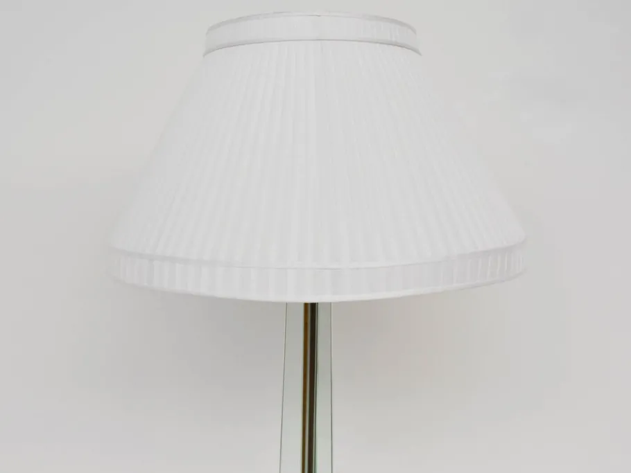 Pamono Large Glass Stem Luminator Lamp by Pietro Chiesa for Fontana Arte, 1940s