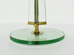 Pamono Large Glass Stem Luminator Lamp by Pietro Chiesa for Fontana Arte, 1940s