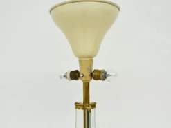 Pamono Large Glass Stem Luminator Lamp by Pietro Chiesa for Fontana Arte, 1940s