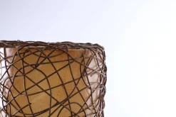 Online Pamono Large Ibiza Style Wicker and Fiberglass Floor Lamp, 1990s