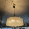 Best Pamono Large Ice Glass Chandelier from Doria Leuchten, 1960s