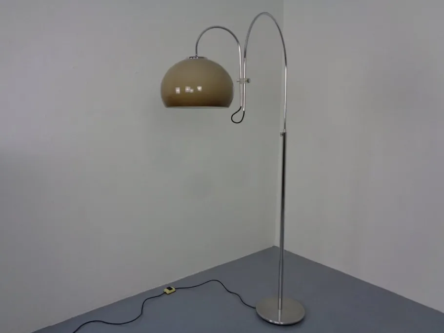 Hot Pamono Large Italian Adjustable Arc Lamp from Artiforte, 1960s