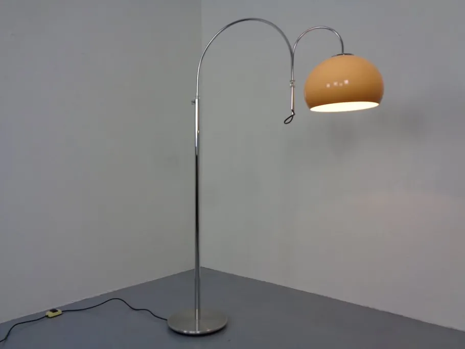 Hot Pamono Large Italian Adjustable Arc Lamp from Artiforte, 1960s