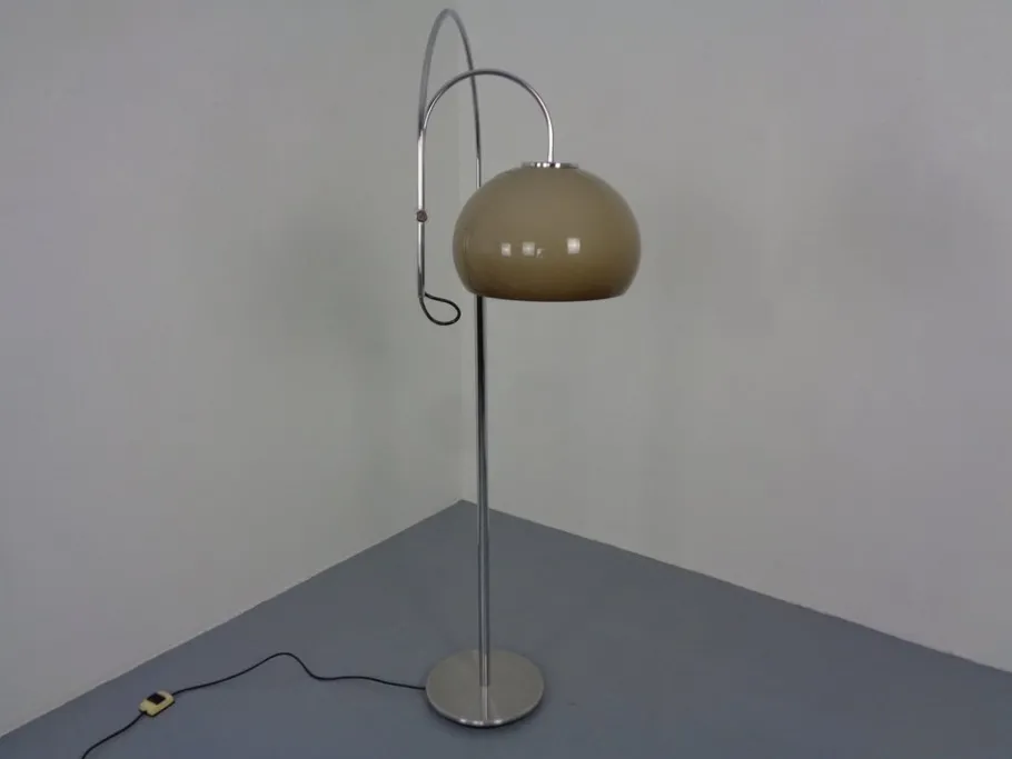 Hot Pamono Large Italian Adjustable Arc Lamp from Artiforte, 1960s