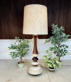 Clearance Pamono Large Italian Amphora Ceramic Floor Lamp, 1950s