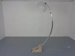 Pamono Large Italian Arc Lamp by Harvey Guzzini, 1970s