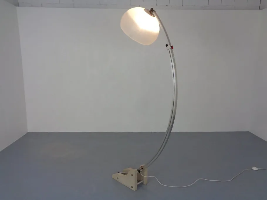 Pamono Large Italian Arc Lamp by Harvey Guzzini, 1970s