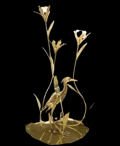 New Pamono Large Italian Brass Floor Lamp by Cittone Oggi