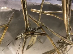 New Pamono Large Italian Brass Floor Lamp by Cittone Oggi