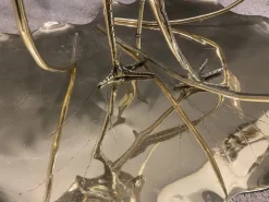 New Pamono Large Italian Brass Floor Lamp by Cittone Oggi