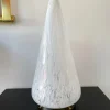 Best Pamono Large Italian Murano Glass and Brass Cone Lamp from Esperia, 1970s