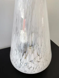 Best Pamono Large Italian Murano Glass and Brass Cone Lamp from Esperia, 1970s