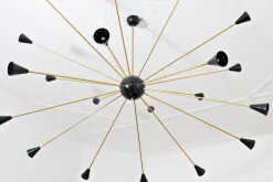 Best Pamono Large Italian Sputnik Chandelier from Stilnovo, Italy, 1960s
