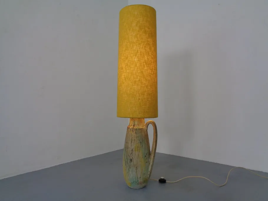Discount Pamono Large Lava Ceramic Floor Lamp from Scheurich, 1970s