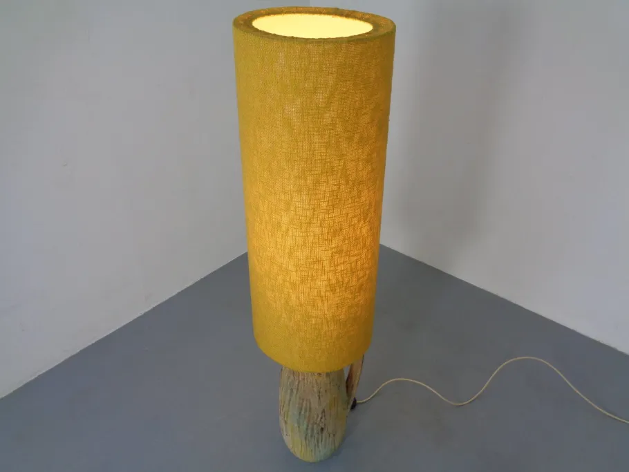 Discount Pamono Large Lava Ceramic Floor Lamp from Scheurich, 1970s
