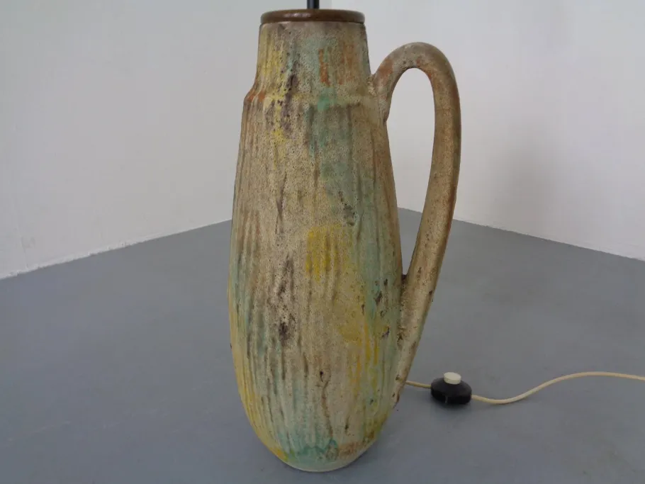 Discount Pamono Large Lava Ceramic Floor Lamp from Scheurich, 1970s