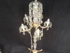 Online Pamono Large Maria Teresa Crystal Floor Lamp, 1950s