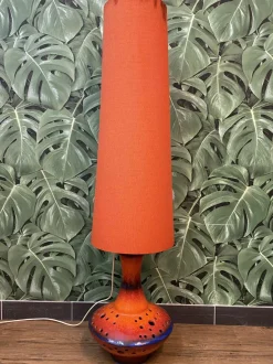 Discount Pamono Large Mid-Century Floor Lamp by Walther Gerhards for Bay Keramik