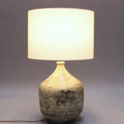 Best Pamono Large Mid-Century French Ceramic Lamp by Jacques Blin, 1950s