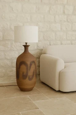 Discount Pamono Large Mid-Century Modern Ceramic Lamp Base by David White, 1950s