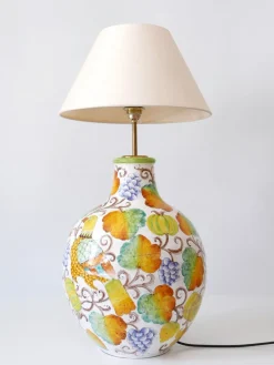 Best Pamono Large Mid-Century Modern Ceramic Table Lamp by Romano Innocenti, Italy, 1960s