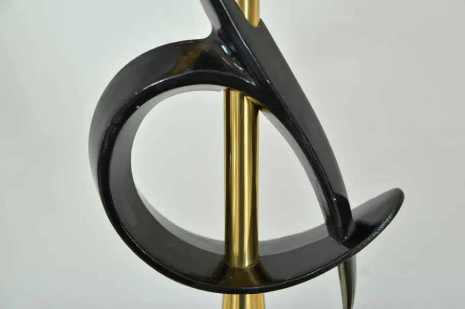 Clearance Pamono Large Mid-Century Modern Hollywood Regency Table Lamps from Rembrandt Lamp Company, USA, 1950s Set of 2