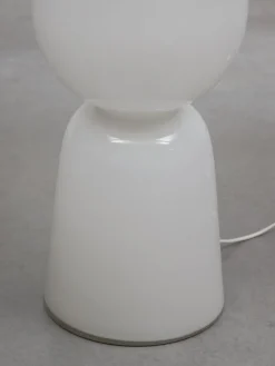 New Pamono Large Mid-Century Opal Art Glass Floor Lamp attributed to Peill & Putzler, 1960s