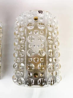 Best Pamono Large Mid-Century Wall Lamps by Carl Fagerlund for Orrefors, 1960s, Set of 2