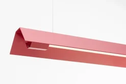 Best Pamono Large Misalliance Ral Pink Suspended Light by Lexavala