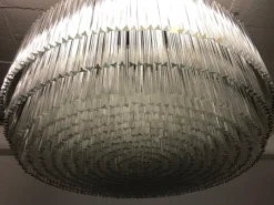 Best Pamono Large Murano Glass Chandelier, 1960s