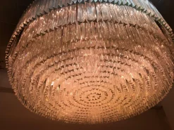Best Pamono Large Murano Glass Chandelier, 1960s