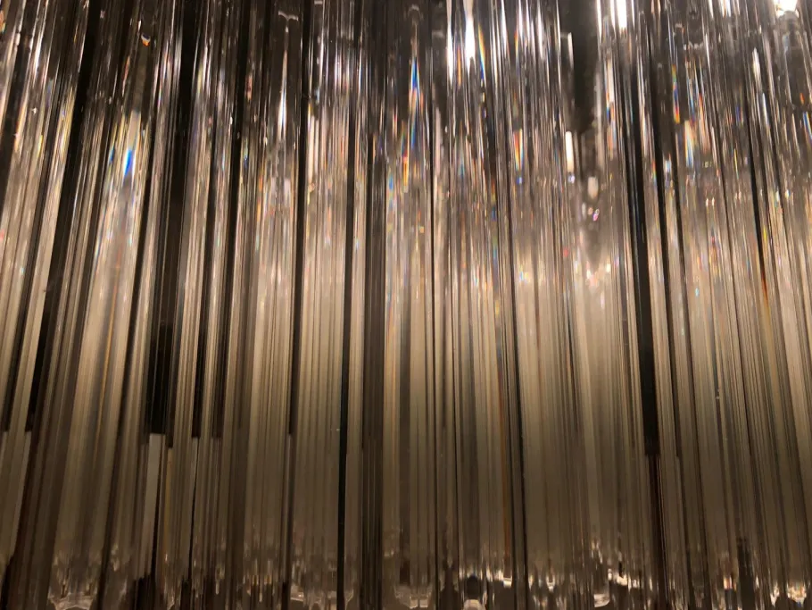 Best Pamono Large Murano Glass Chandelier, 1960s