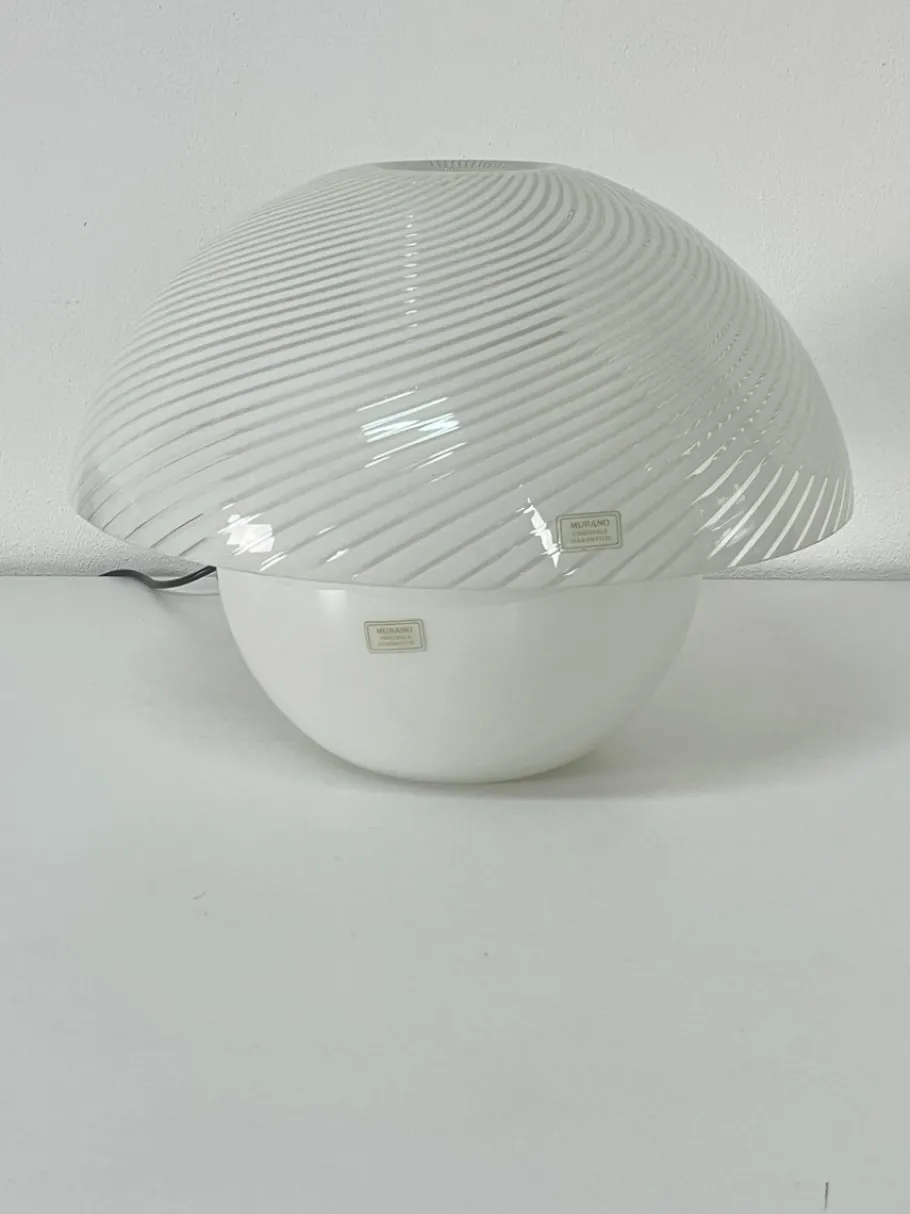 Clearance Pamono Large Murano Glass Table Lamp in the style of Venini, 1970s