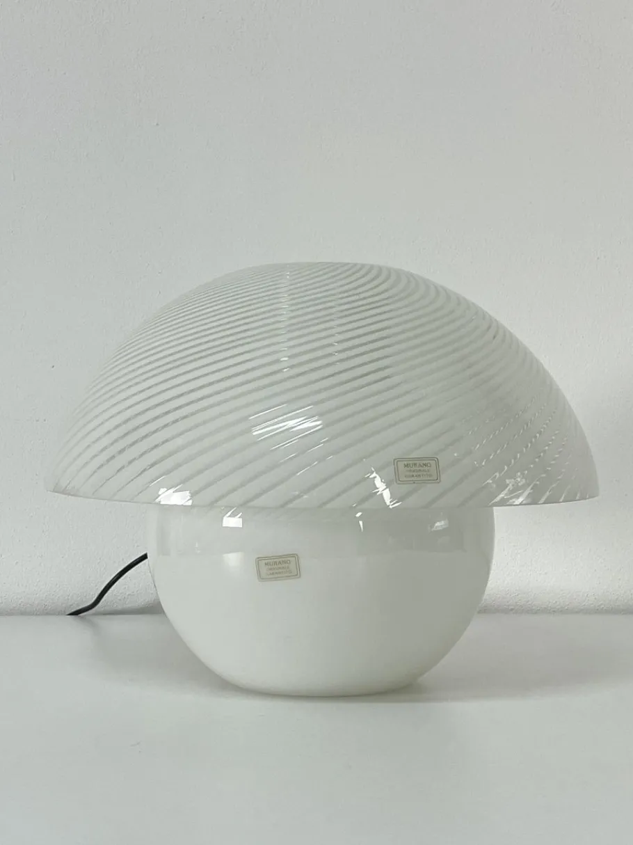 Clearance Pamono Large Murano Glass Table Lamp in the style of Venini, 1970s