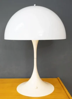 Best Pamono Large Mushroom Table Lamp by Verner Panton for Louis Poulsen