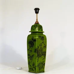 Best Pamono Large Oriental-Style Ceramic Table Lamp, 1960s