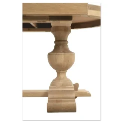 Online Pamono Large Oval Table in Raw Wood