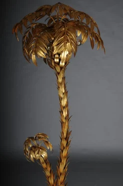 Best Pamono Large Palm Floor Lamp by Hans Kögl