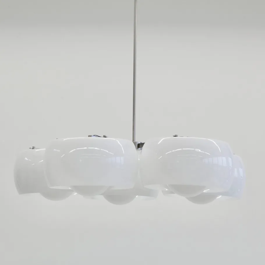Best Pamono Large Pentaclinio Ceiling Lamp by Vico Magistretti for Artemide, 1961