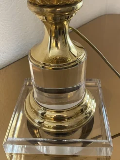 Best Pamono Large Pineapple Lamp in Acrylic Glass and Porcelain, 1970s