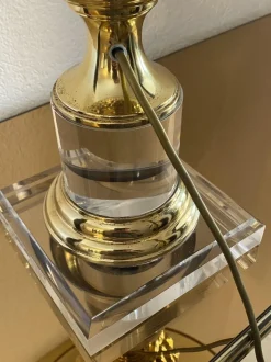 Best Pamono Large Pineapple Lamp in Acrylic Glass and Porcelain, 1970s